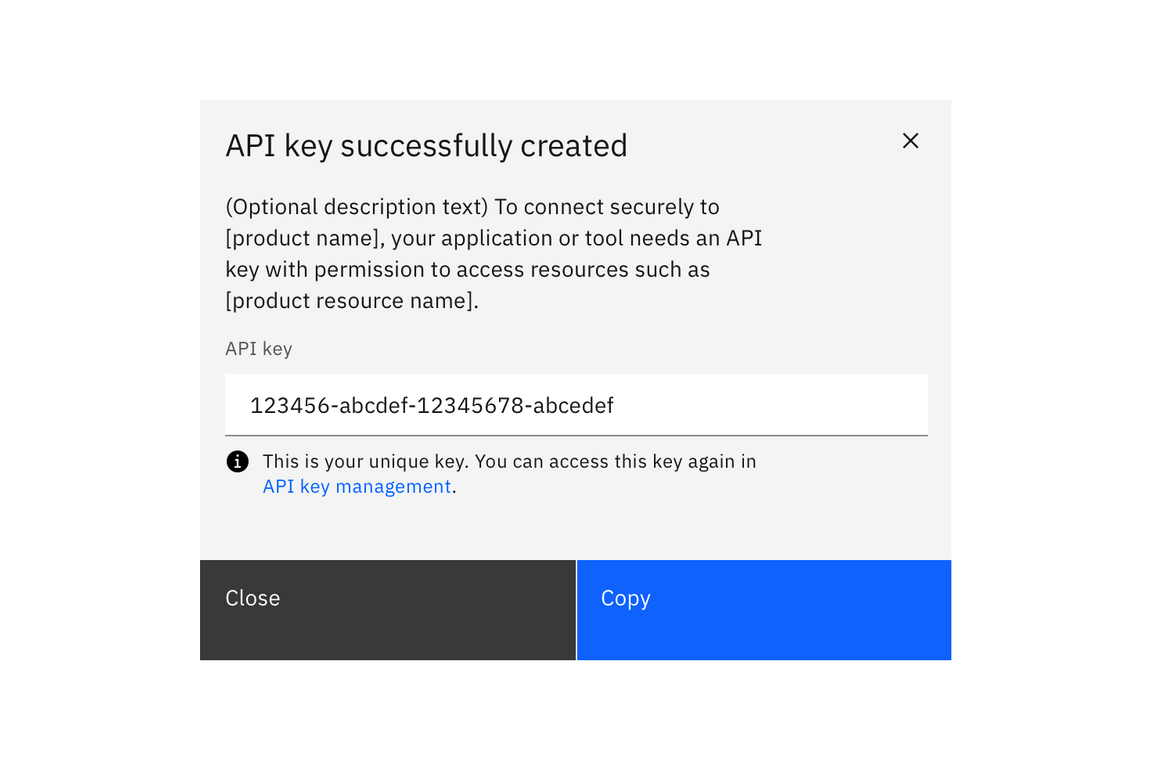 If a key is recoverable in the UI, inform the user and provide a link. If a key is recoverable in the UI, inform the user and provide a link.